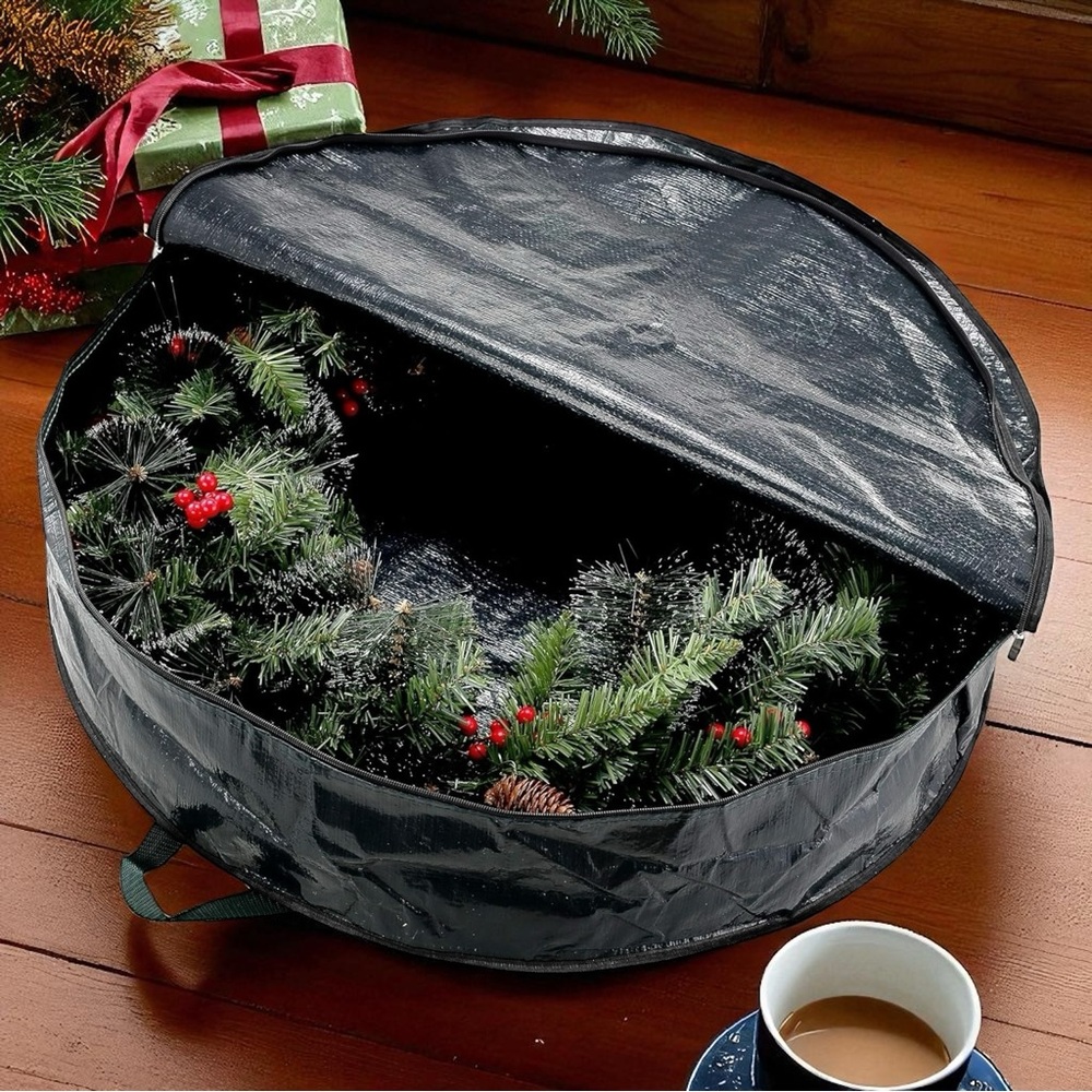 NEW Joiedomi 2-Pack Christmas Wreath Storage Bags Spacious 30-Inch (Very Large)